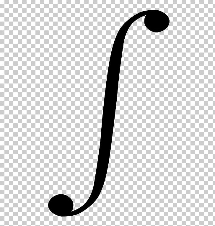 Integral Symbol Mathematics Summation Infinitesimal PNG, Clipart, Antiderivative, Black, Black And White, Calculus, Contour Integration Free PNG Download