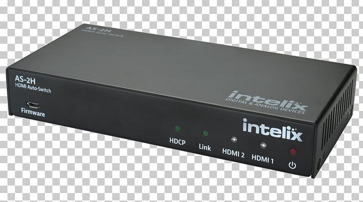 Intelix Dual HDMI Auto-Switcher With HDBaseT Output AS-2H Video Power Distribution Unit PNG, Clipart, Ac Power Plugs And Sockets, Amplifier, Audio Power Amplifier, Audio Receiver, Av Receiver Free PNG Download