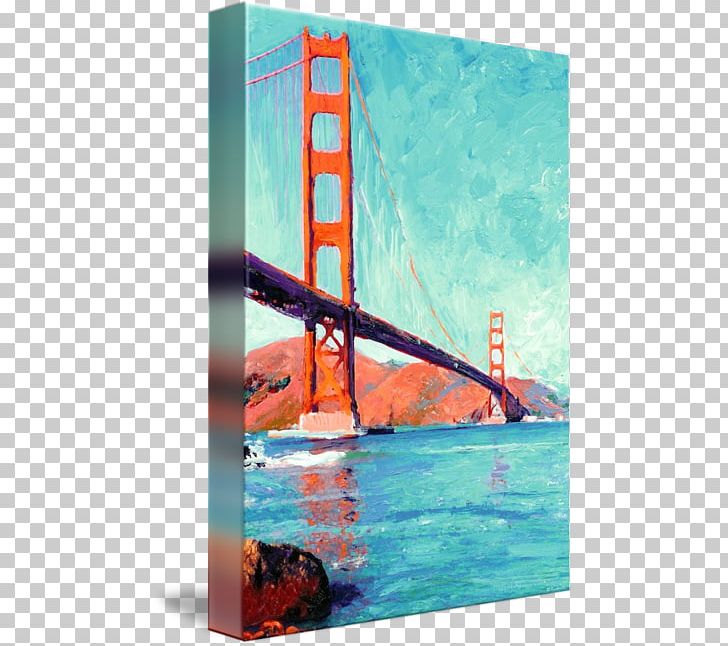 Golden Gate Bridge Pier 39 Haight-Ashbury Painting PNG, Clipart, Art, Boat, Bridge, Canvas, City Free PNG Download