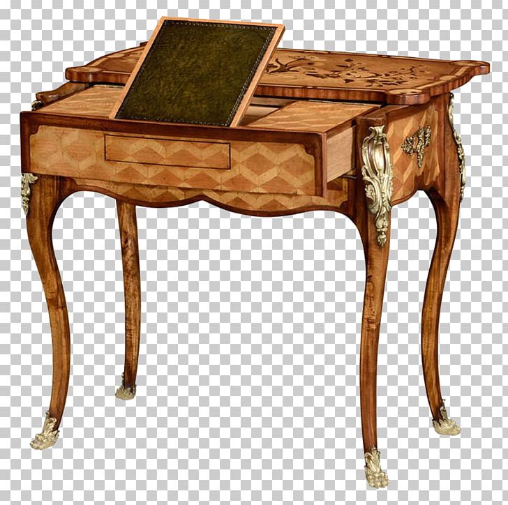 Writing Desk Writing Table Campaign Desk Marquetry Png Clipart
