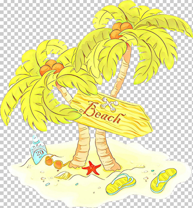 Yellow Cartoon Plant Animal Figure PNG, Clipart, Animal Figure, Cartoon, Plant, Yellow Free PNG Download