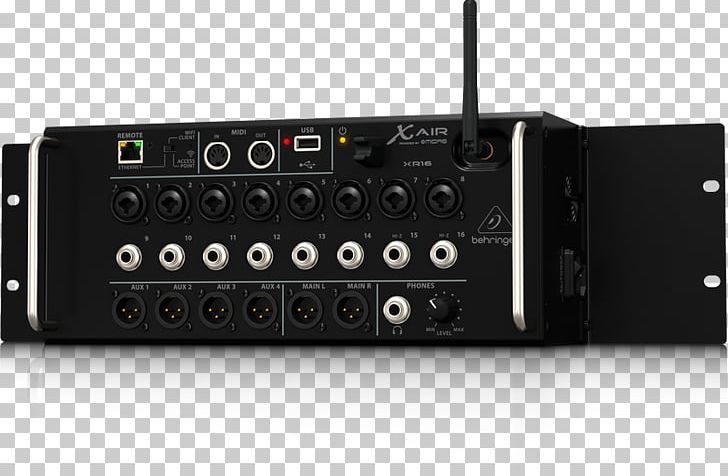 Microphone Behringer X Air XR18 Behringer X Air XR16 Behringer X Air XR12 PNG, Clipart, 19inch Rack, Audio Equipment, Audio Mixers, Audio Receiver, Behringer Free PNG Download