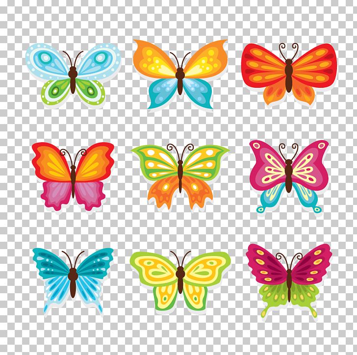 Butterfly Cartoon PNG, Clipart, Brush Footed Butterfly, Collection, Color, Color Pencil, Colors Free PNG Download