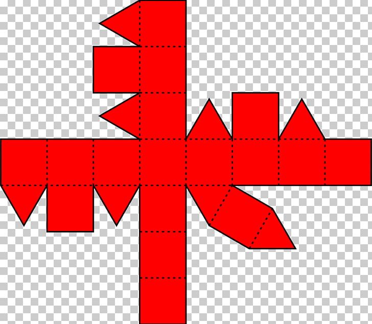 Rhombicuboctahedron Net Color Red PNG, Clipart, Angle, Area, Blue, Color, Diagram Free PNG Download