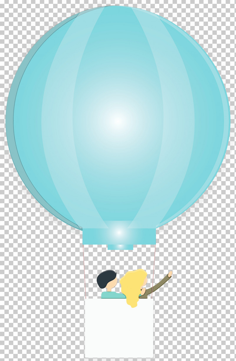 Hot Air Balloon PNG, Clipart, Balloon, Floating, Hot Air Balloon, Paint, Turquoise Free PNG Download