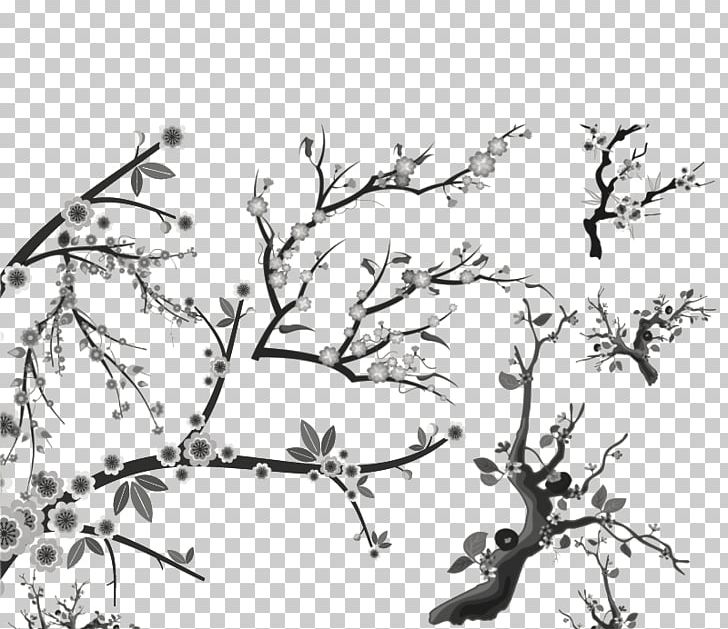 Brush Tree GIMP PNG, Clipart, Adobe Photoshop Elements, Bird, Black White, Branch, Flower Free PNG Download