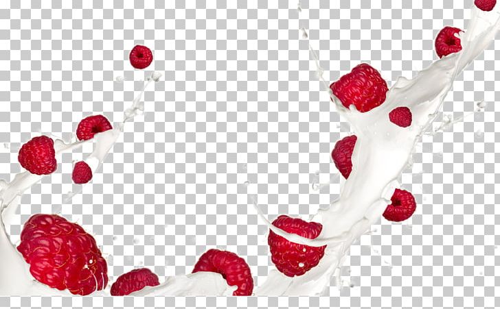 Red Raspberry Cream Milk PNG, Clipart, Berry, Coconut Milk, Cream, Food, Fototapet Free PNG Download