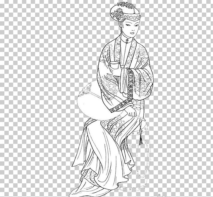History Of China Qing Dynasty Yuan Dynasty Coloring Book PNG, Clipart, Arm, China, Fashion Design, Fashion Illustration, Fictional Character Free PNG Download