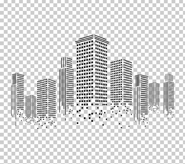 Wall Decal Sticker Office PNG, Clipart, Angle, Black And White, Brick, Building, City Free PNG Download