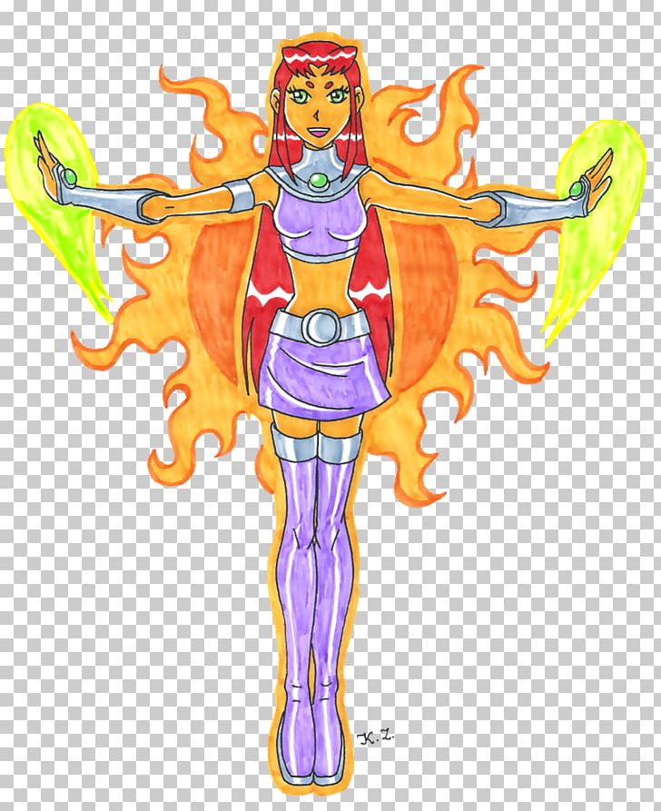 Starfire Cartoon Teen Titans PNG, Clipart, Art, Artist, Cartoon, Costume Design, Dc Comics Free PNG Download