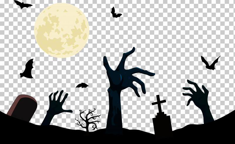 Halloween Background PNG, Clipart, Behavior, Cartoon, Halloween Background, Human, Silhouette Free PNG Download