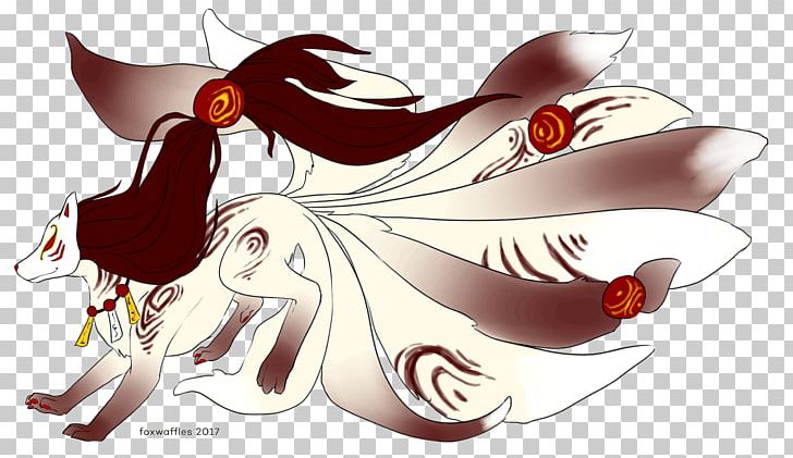 Kitsune Fox Supernatural Mammal Illustration PNG, Clipart, Animals, Anime, Art, Cartoon, Color Free PNG Download