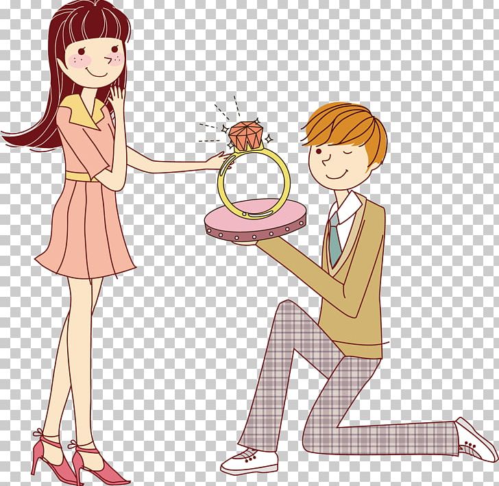 Marriage Proposal Cartoon Significant Other Illustration PNG, Clipart, Anime, Arm, Art, Baby Boy, Boy Free PNG Download