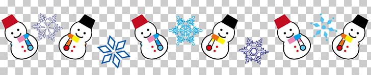 Christmas Line With Cute Snowman And Snowflake. PNG, Clipart,  Free PNG Download