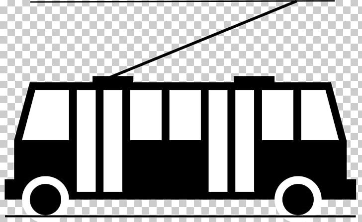 Trolleybus Rail Transport Train PNG, Clipart, Area, Black And White, Brand, Computer Icons, Flat Design Free PNG Download