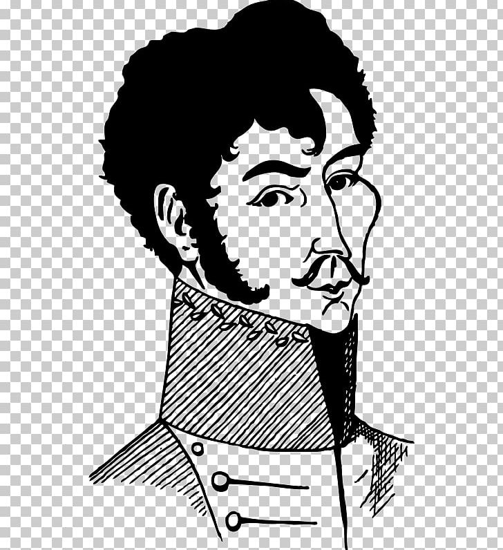 Gran Colombia José De San Martín PNG, Clipart, Black And White, Cartoon, Computer Icons, Face, Famous People Free PNG Download