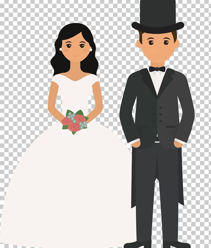 Wedding Invitation Marriage Bridegroom Illustration PNG, Clipart, Boy, Bride, Cartoon, Creative Market, Design Vector Free PNG Download