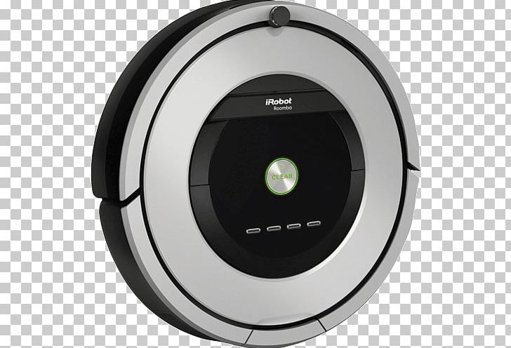 IRobot Roomba 886 Robotic Vacuum Cleaner PNG, Clipart, Audio Equipment, Camera Lens, Electronic Device, Electronics, Home Appliance Free PNG Download