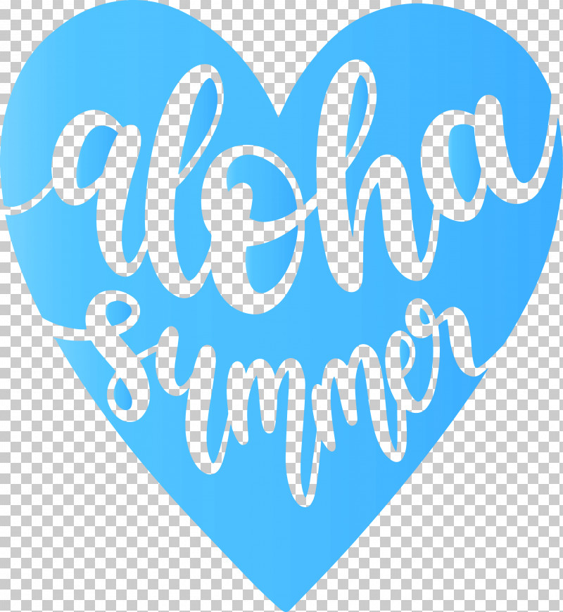 Aloha Summer PNG, Clipart, Aloha Summer, Area, Heart, Line, Logo Free PNG Download