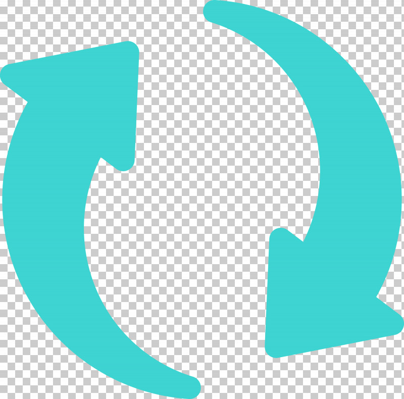 Aqua Turquoise Azure Font Symbol PNG, Clipart, Aqua, Azure, Logo, Paint, Reload Arrow Free PNG Download