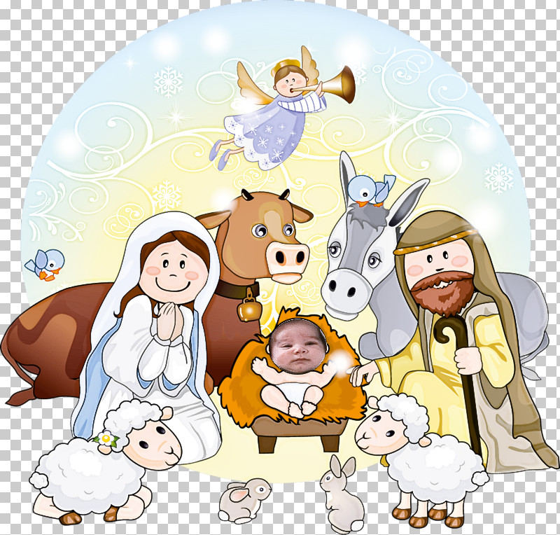 Cartoon Nativity Scene Animal Figure Sharing Interior Design PNG, Clipart, Animal Figure, Cartoon, Interior Design, Nativity Scene, Sharing Free PNG Download