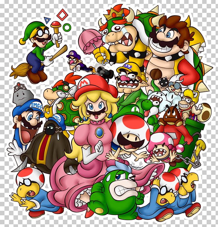 Super Mario Bros. Lakitu Super Smash Bros. Brawl Bowser PNG, Clipart, Art, Bowser, Cartoon, Character, Christmas Free PNG Download