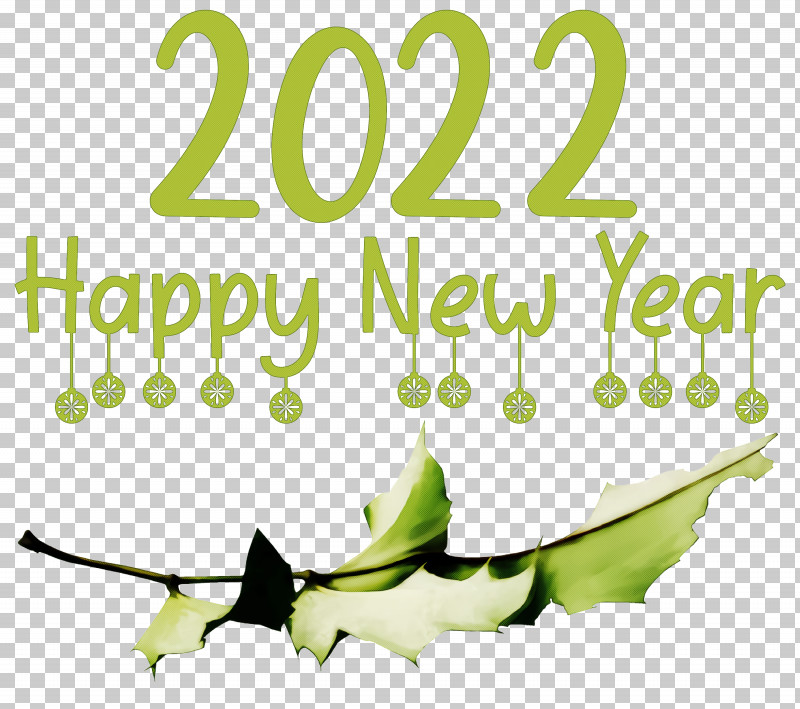 2022 Happy New Year 2022 New Year Happy New Year PNG, Clipart, Flower, Happy New Year, Leaf, Logo, Plant Free PNG Download