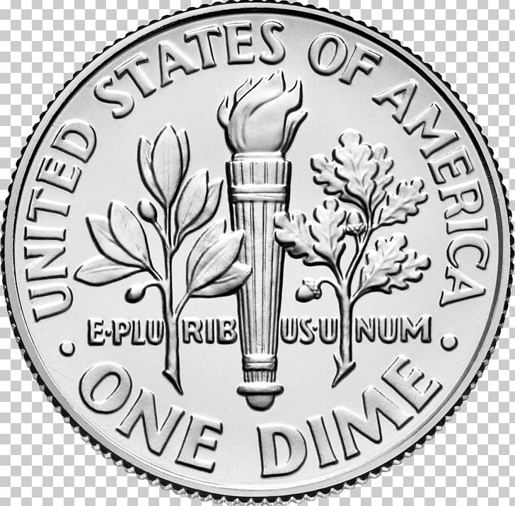 Philadelphia Mint Roosevelt Dime Penny Coin PNG, Clipart, Black And White, Cent, Coin, Currency, Dime Free PNG Download