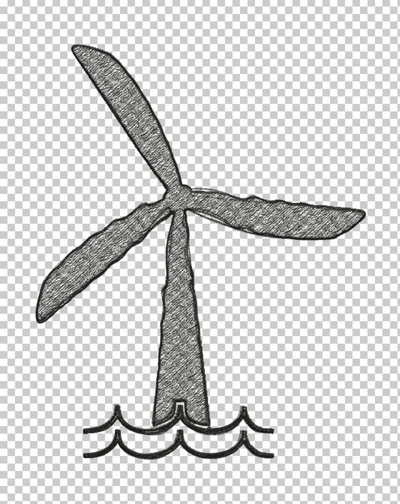 Icon Wind Mill Icon Science And Technology Icon PNG, Clipart, Air Icon, Black, Black And White, Cold Weapon, Geometry Free PNG Download