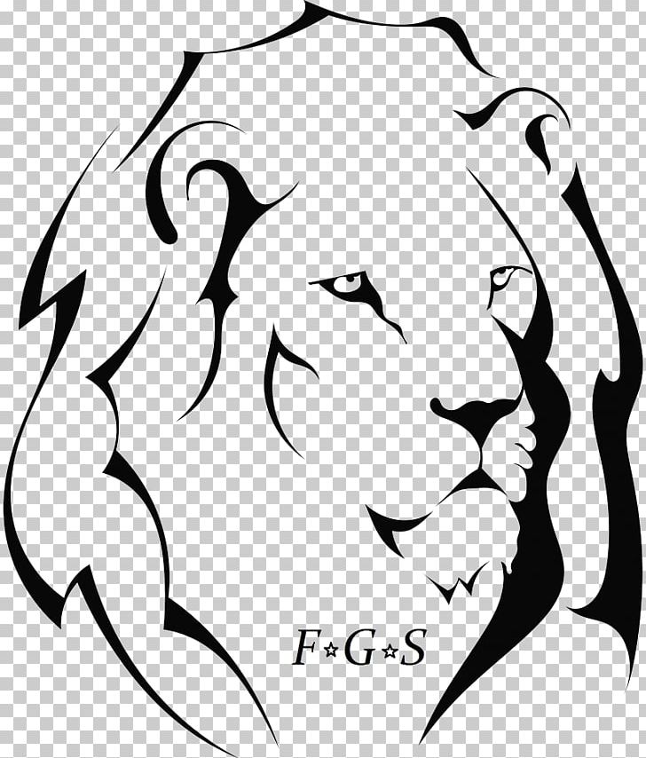 Lion Drawing PNG, Clipart, Animals, Big Cats, Black, Carnivoran, Cat Like Mammal Free PNG Download