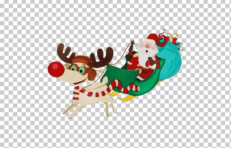 Santa Claus PNG, Clipart, Cartoon, Christmas, Christmas Decoration, Deer, Fawn Free PNG Download