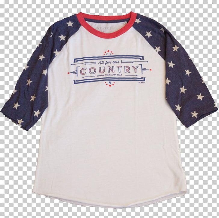 T-shirt Nevada All For Our Country Jersey Sleeve PNG, Clipart, Active Shirt, Blue, Brand, Clothing, Cotton Free PNG Download