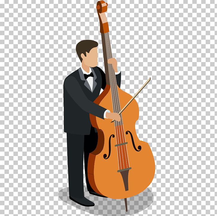 Double Bass Musical Instruments Violin Musician PNG, Clipart, Bass Violin, Bowed String Instrument, Cellist, Cello, Classical Music Free PNG Download