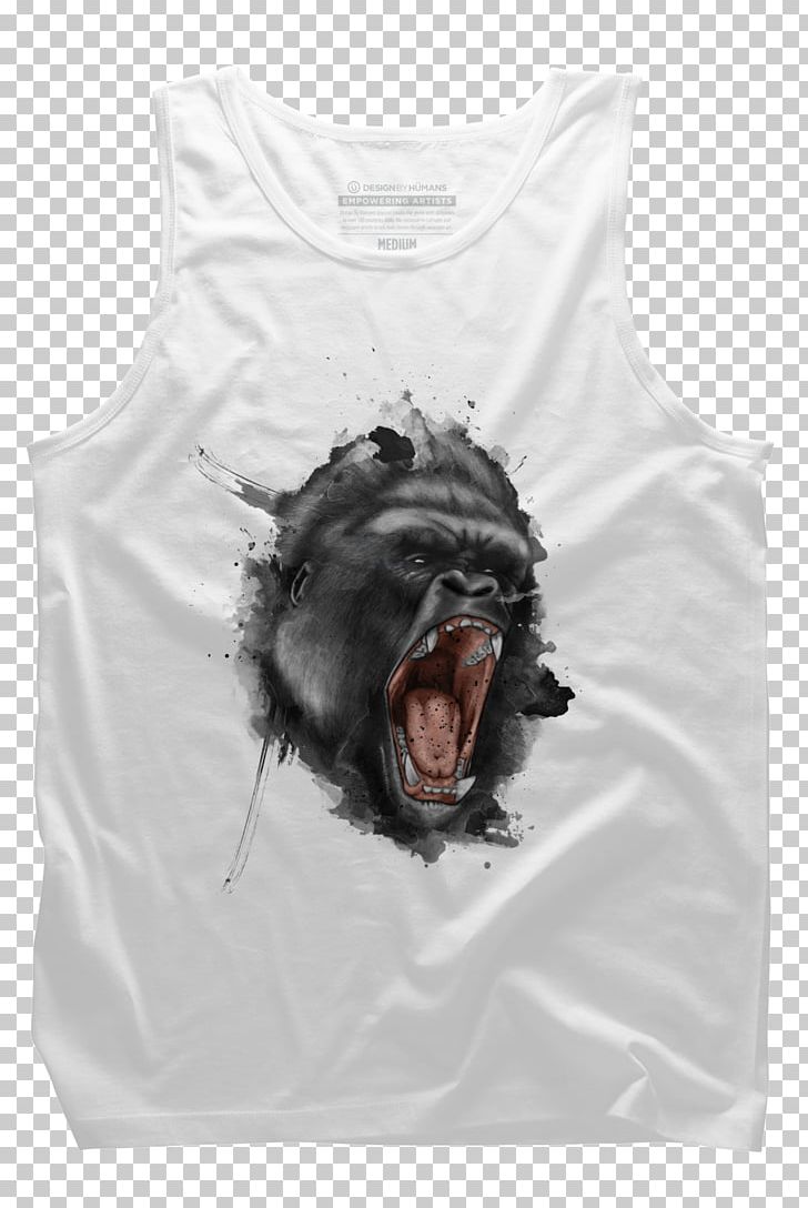 Gorilla Tattoo T-shirt Orangutan Flash PNG, Clipart, Angry, Angry Gorilla, Animals, Ape, Black Free PNG Download