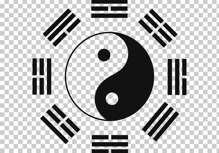I Ching Bagua Yin And Yang Feng Shui Qi PNG, Clipart, Area, Bagua, Black And White, Brand, Circle Free PNG Download
