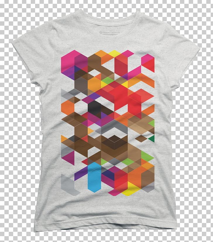 T-shirt Geometry Geometric Design Art PNG, Clipart, Architecture, Art, Clothing, Design By Humans, Fractal Free PNG Download