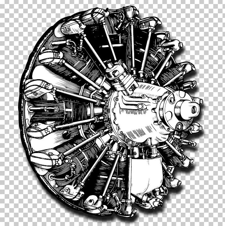 Vedeneyev M14P Aircraft Engine Aerobatics Wheel PNG, Clipart, Aerobatics, Aircraft Engine, Auto Part, Black And White, Circle Free PNG Download
