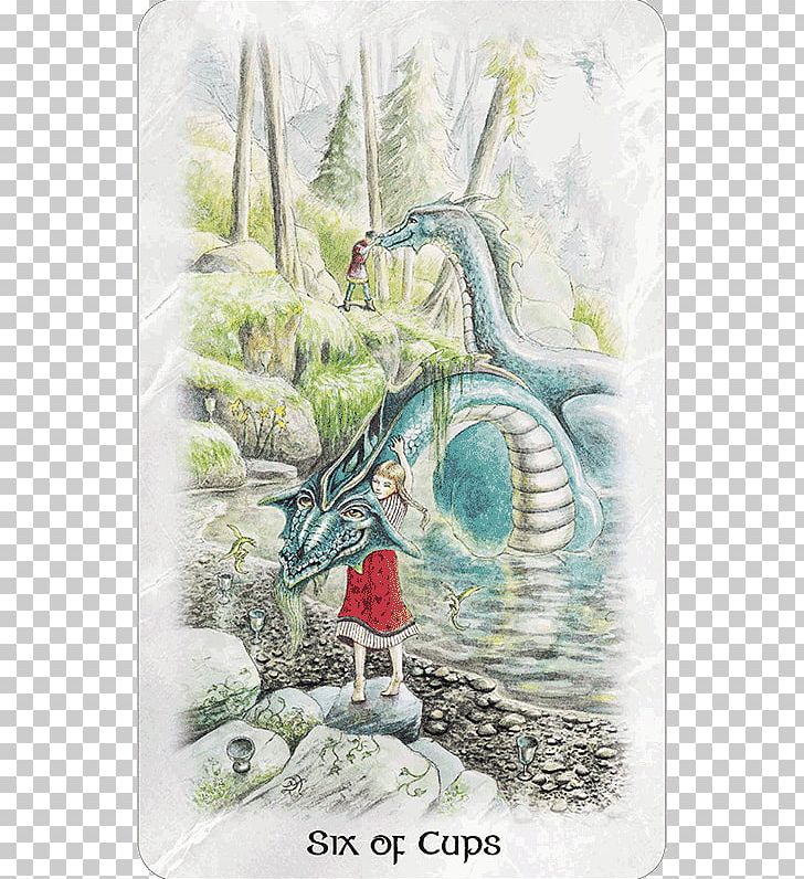 A Guide To The Celtic Dragon Tarot The Dragon Tarot Six Of Cups Suit Of Cups PNG, Clipart, Divination, Dragon, Fantasy, Fauna, Knight Free PNG Download