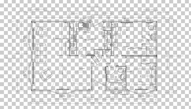 Floor Plan Technical Drawing PNG, Clipart, Angle, Area, Artwork, Black And White, Diagram Free PNG Download