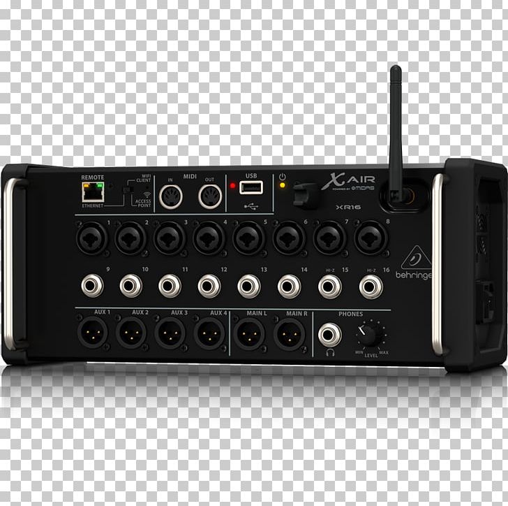 Behringer X Air XR18 Behringer X Air XR12 Microphone Audio Mixers PNG, Clipart, Audio Mixers, Audio Receiver, Beh, Behringer, Behringer X Air X18 Free PNG Download