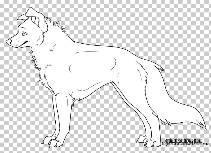 Dog Breed Red Fox Line Art White PNG, Clipart, Animals, Artwork, Black And White, Border, Border Collie Free PNG Download
