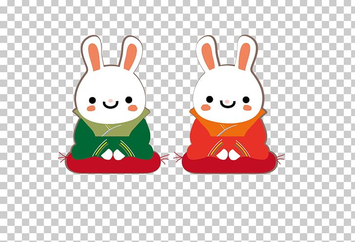 Japanese New Year Kagami Mochi Christmas And Holiday Season January Illustration PNG, Clipart, Animals, Cartoon, Cartoon Rabbit, Evenement, Food Free PNG Download