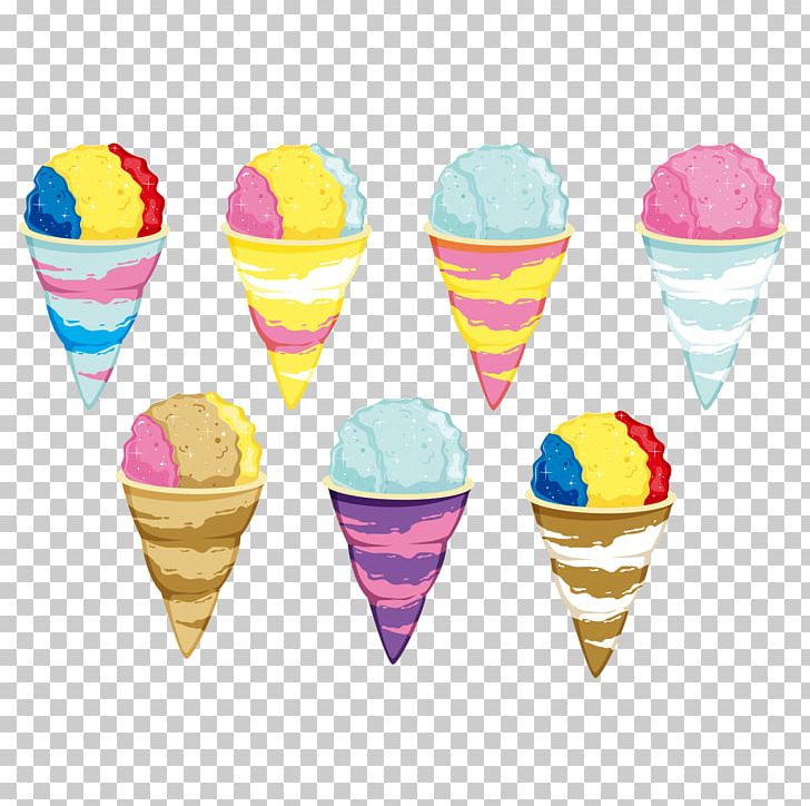Ice Cream Cone Snow Cone Shaved Ice PNG, Clipart, Color, Cone, Cones, Cones Vector, Cream Free PNG Download