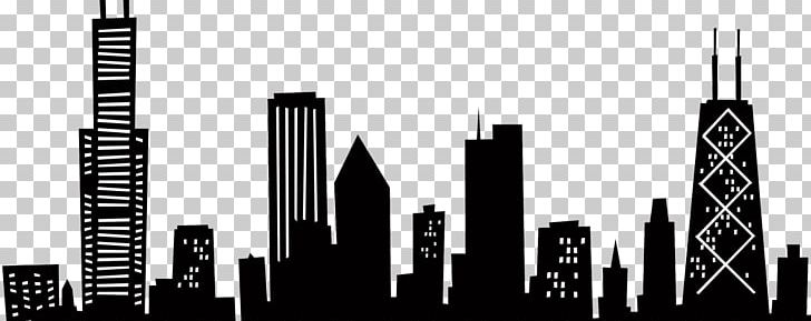 Chicago Skyline Drawing PNG, Clipart, Black And White, Building, Chicago, Chicago Skyline, City Free PNG Download