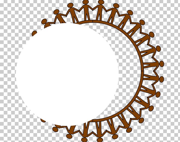 people holding hands in a circle clipart