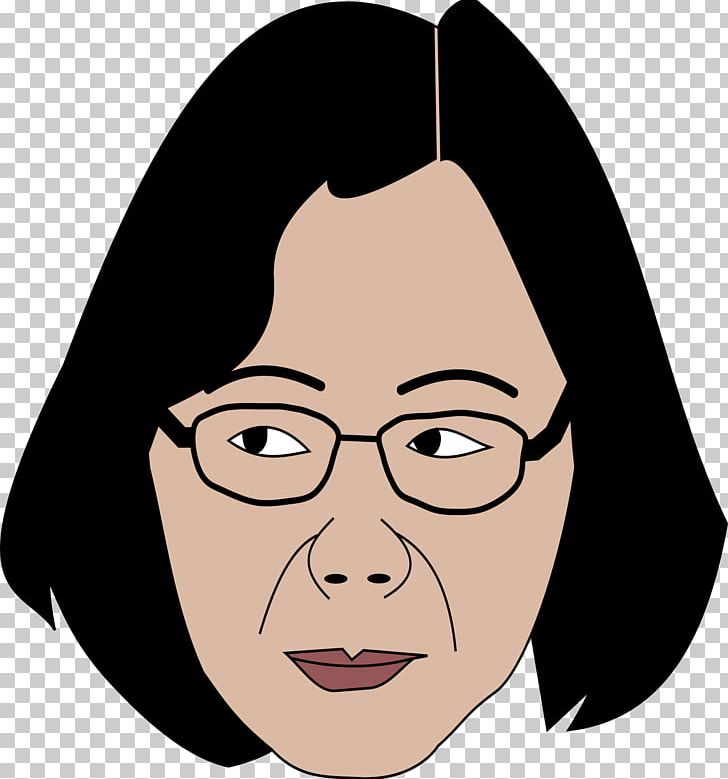 Tsai Ing-wen Taiwan President Of The Republic Of China PNG, Clipart, Cartoon, Comics, Eye, Face, Fictional Character Free PNG Download
