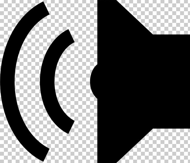 Sound Computer Icons Loudspeaker PNG, Clipart, Angle, Audio, Audio Signal, Black, Black And White Free PNG Download