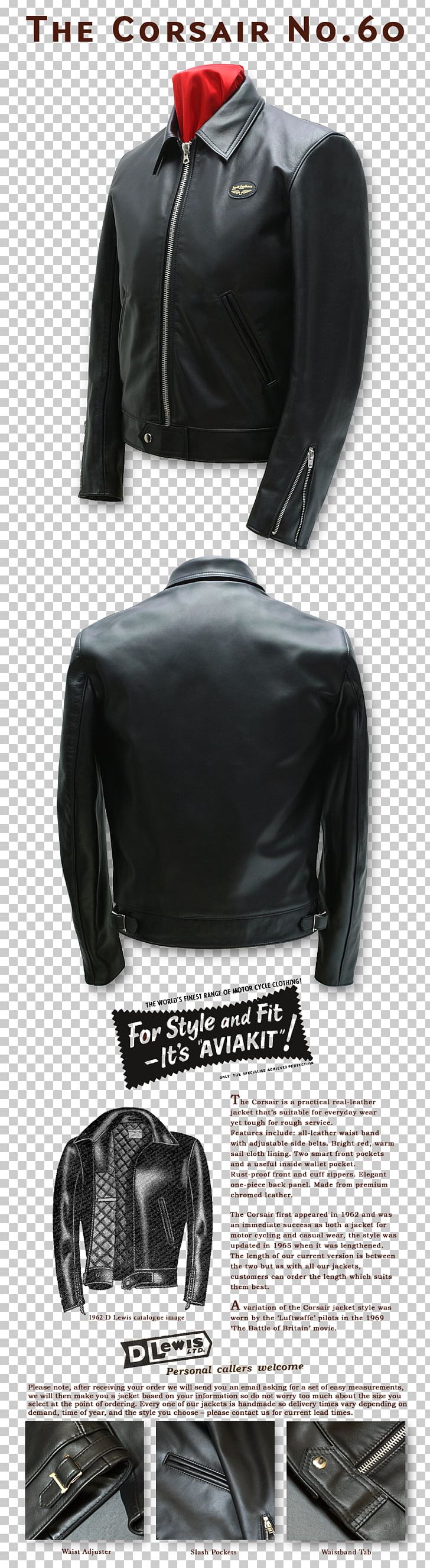 Leather Jacket Lewis Leathers Sleeve Fashion PNG, Clipart, Aero Leather Clothing Ltd, Bag, Black, Brand, Cars Free PNG Download