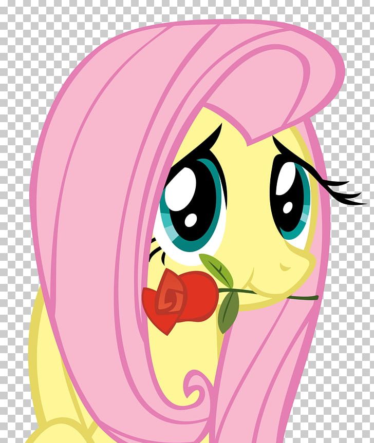 Fluttershy My Little Pony Rainbow Dash Rose PNG, Clipart, Absurd, Art, Cartoon, Cheek, Cuteness Free PNG Download