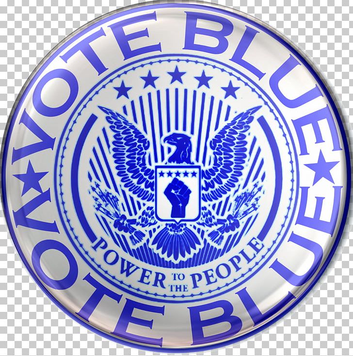 United States Organization Freebandz Democratic Party Badge PNG, Clipart, Badge, Circle, Cobalt Blue, Democratic Party, Donald Trump Free PNG Download